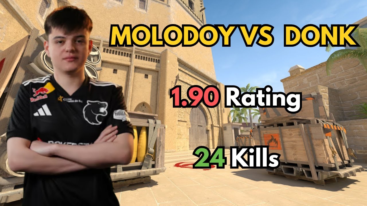 CS2 POV FURIA MOLODOY 24 Kills Rating 1.90 vs Donk (Spirit) (Mirage) @ BLAST Open London 2025