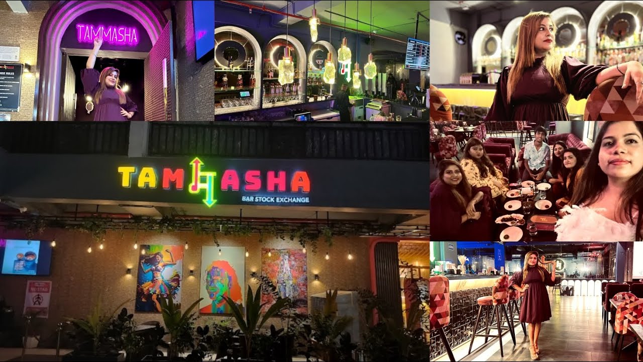 Best bar & restaurant in Town😱 ||Tamasha Bar Stock Exchange|| #jamshedpur 🎉🍻🍾💃