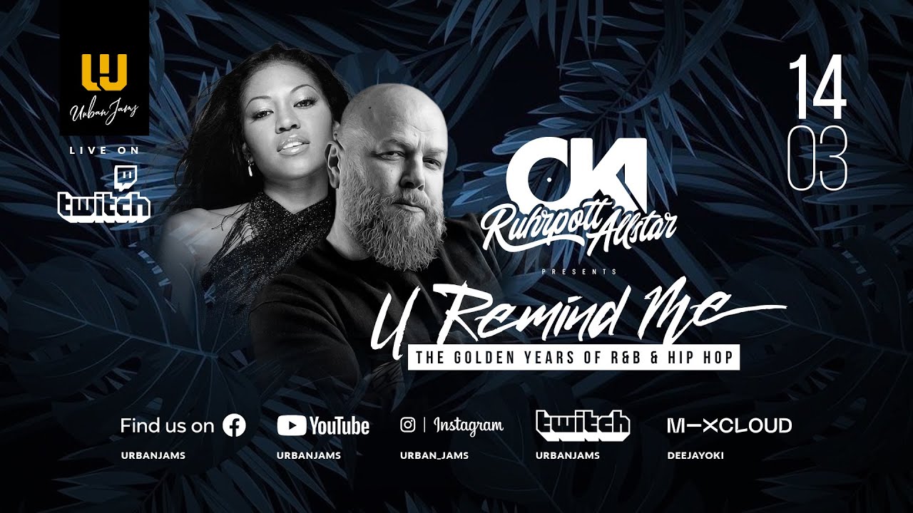DJ OKI - U REMIND ME Solo #80 / Old School R&B & HIP HOP / Free Mixtapes For TWITCH Subscribers!