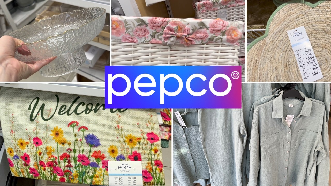 Nowości w Pepco/Piękne patery/Wiosenne kosze🌸Przegląd ubrań