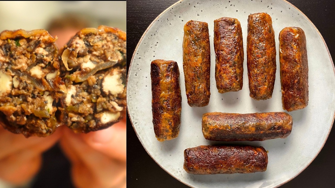 Best Vegan Sausage Recipe **No Gluten, No Seitan, No Soya Mince / TVP**