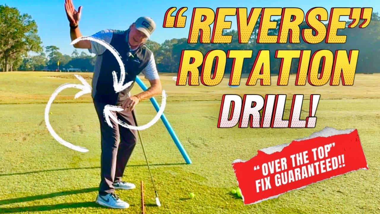 The DRILL that makes it IMPOSSIBLE to COME OVER THE TOP!! #golfswing #golftips #golfinstruction