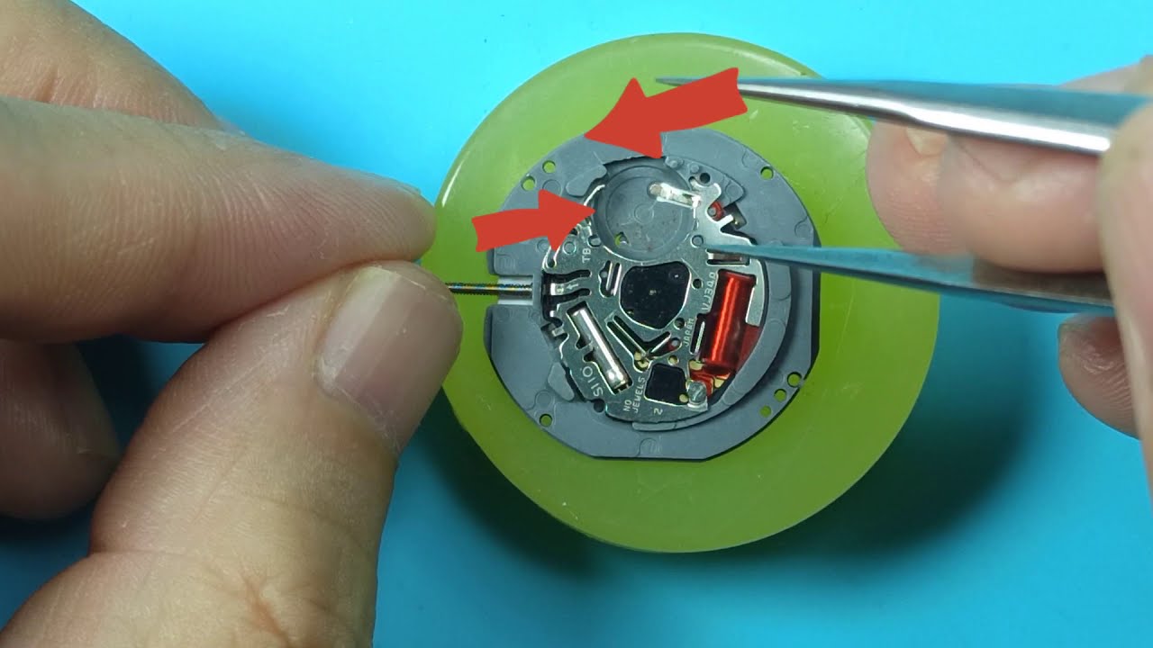 石英手表机芯取出把杆stem的方法how to remove stem form a quartz watch movement,covered most common quartz movement