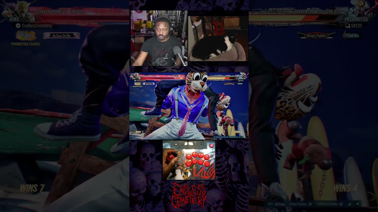 Hitting Raijin And Making A Yoshimitsu Player Cancel #Tekken8 #Gameplay #EndlessCemetery