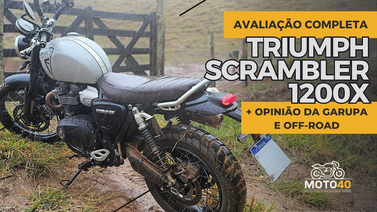 TRIUMPH SCRAMBLER 1200X: AVALIAÇÃO completa com opinião da GARUPA!