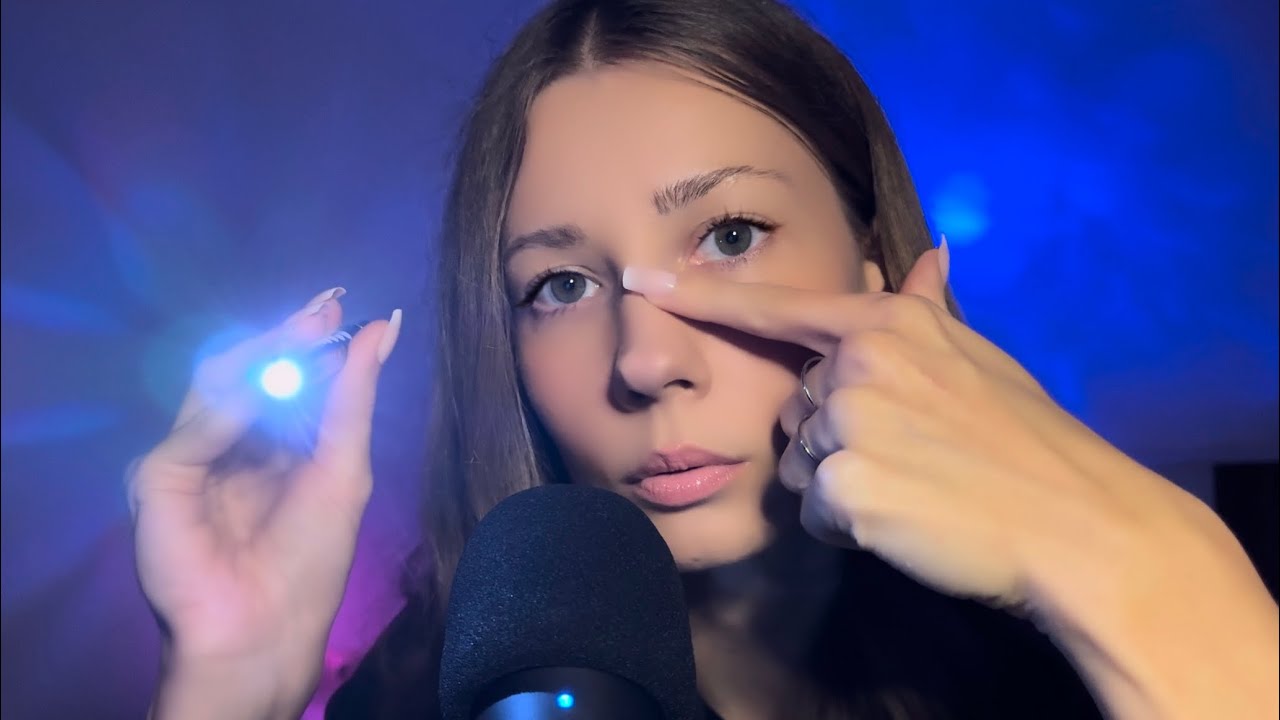 ASMR Eye Exam For Deep Sleep 💤 Follow The Light 💡 Follow My Instructions 🔦 Look Over Here