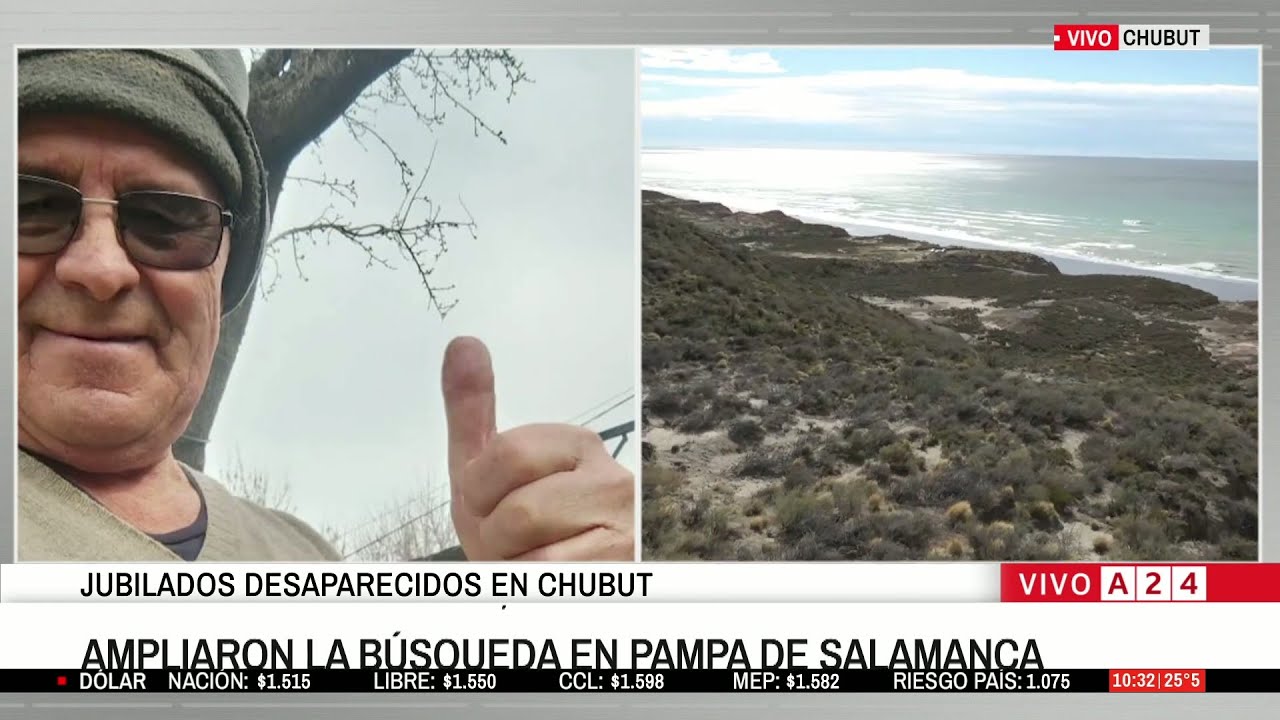 🚨 NUEVA HIPÓTESIS EN LA DESAPARICIÓN DE LOS JUBILADOS EN CHUBUT: VIERON UNA CAMIONETA EN LA ZONA