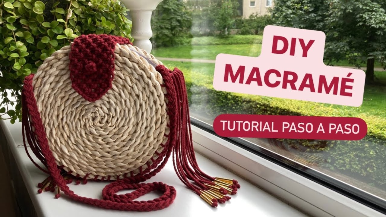 🔴 𝗗𝗜𝗬 𝗠𝗔𝗖𝗥𝗔𝗠É: Tutorial 𝗕𝗢𝗟𝗦𝗢 𝗰𝗼𝗻 𝘀𝗮𝗹𝘃𝗮𝗺𝗮𝗻𝘁𝗲𝗹𝗲𝘀 y cuerda @Degrenette