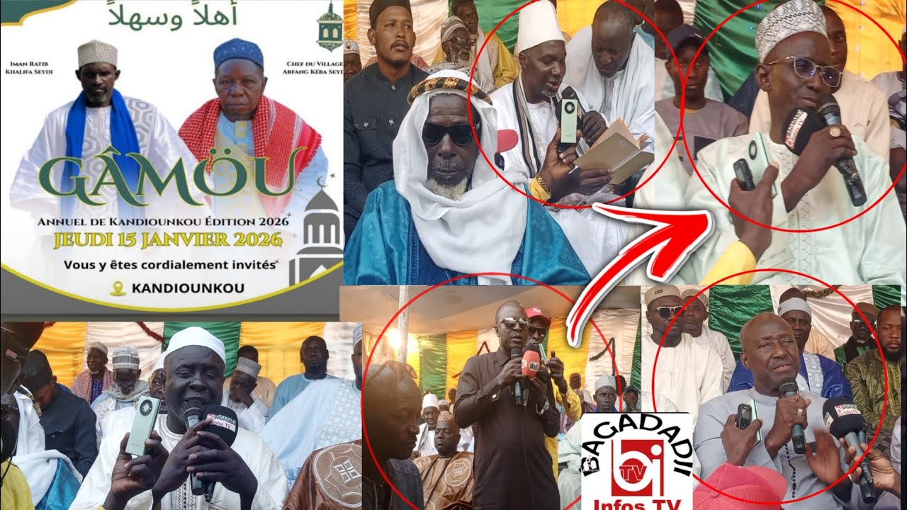 Cérémonie Officielle du Grand Gamou Annuelle De Kandionkou Asuivre Partie 02