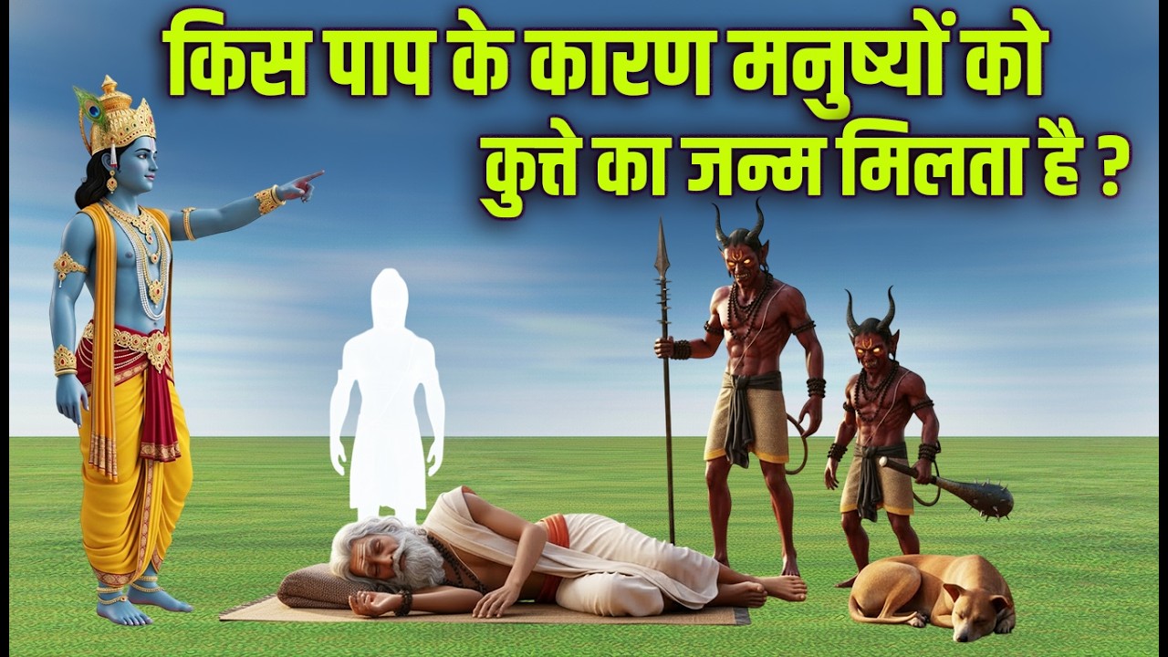 ऐसे कौन से काम करने से मनुष्य को कुत्ते का जन्म मिलता है |