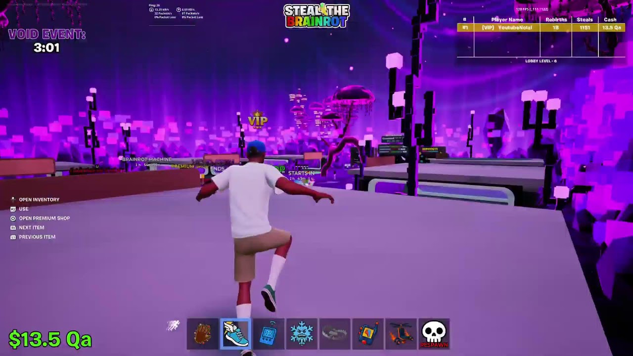 Steal a Brainrot Fortnite Trading