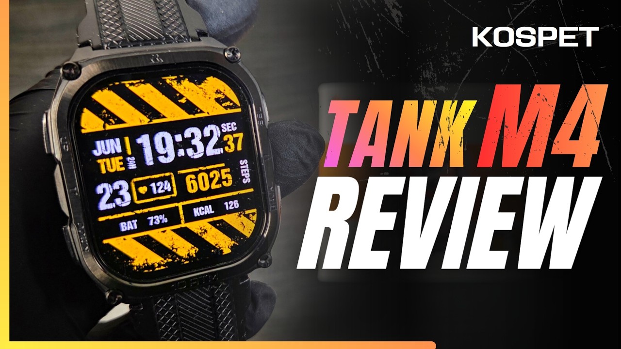 Обзор KOSPET TANK M4: неубиваемые смарт-часы с офлайн-картами, двухдиапазонным GPS и памятью 32 ГБ!