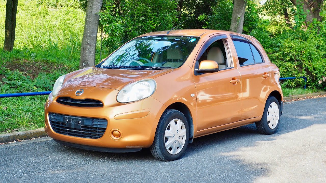 Обзор покупки Nissan March K13 (импорт из Арубы) на японском аукционе