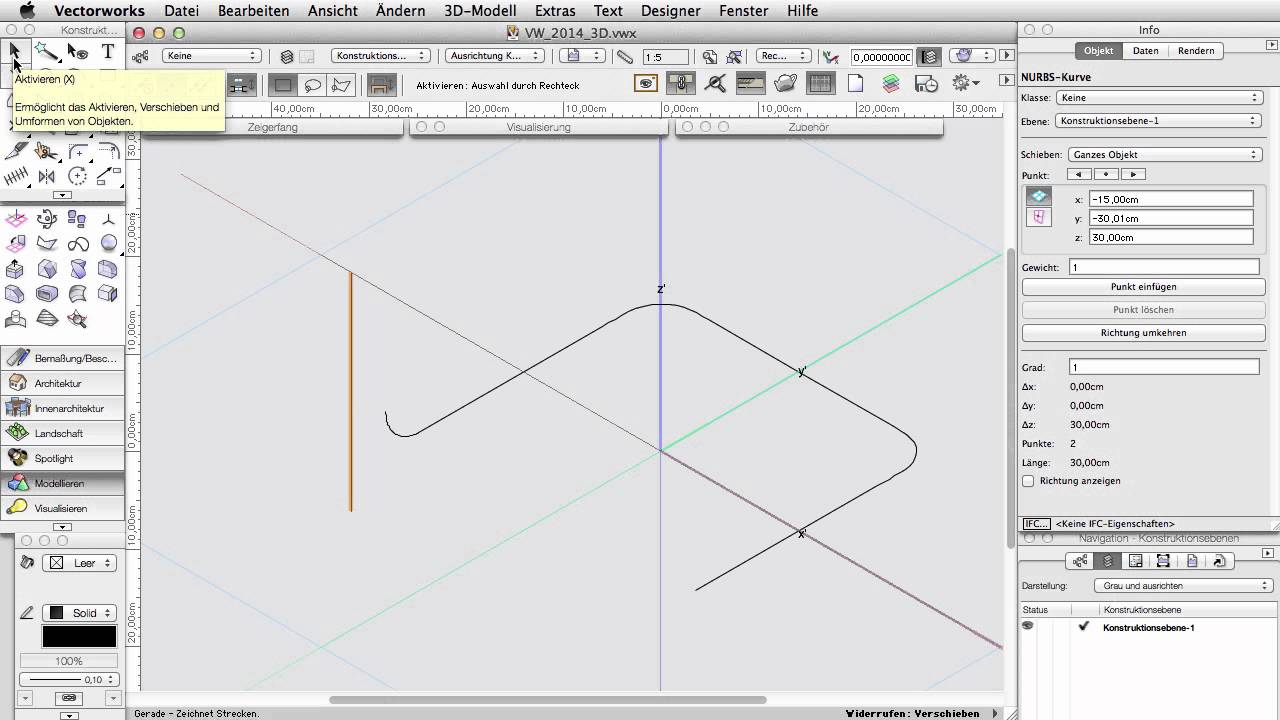 Vectorworks 2014 3D Pfadkörper (Special Edition)