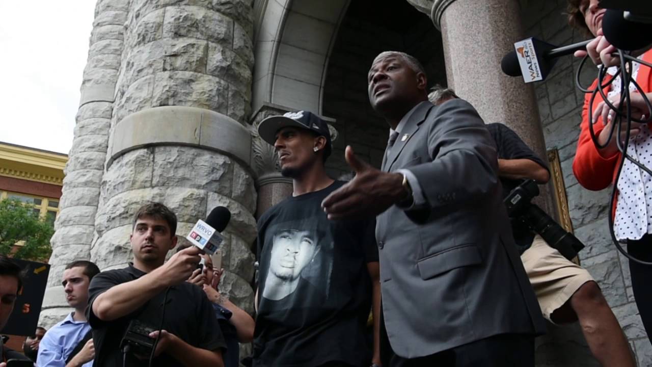Police chief talks recruitment at Black Lives Matter rally in Syracuse NY