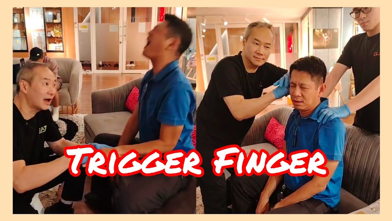 Chris Leong Treatment Trigger Finger Problems😱