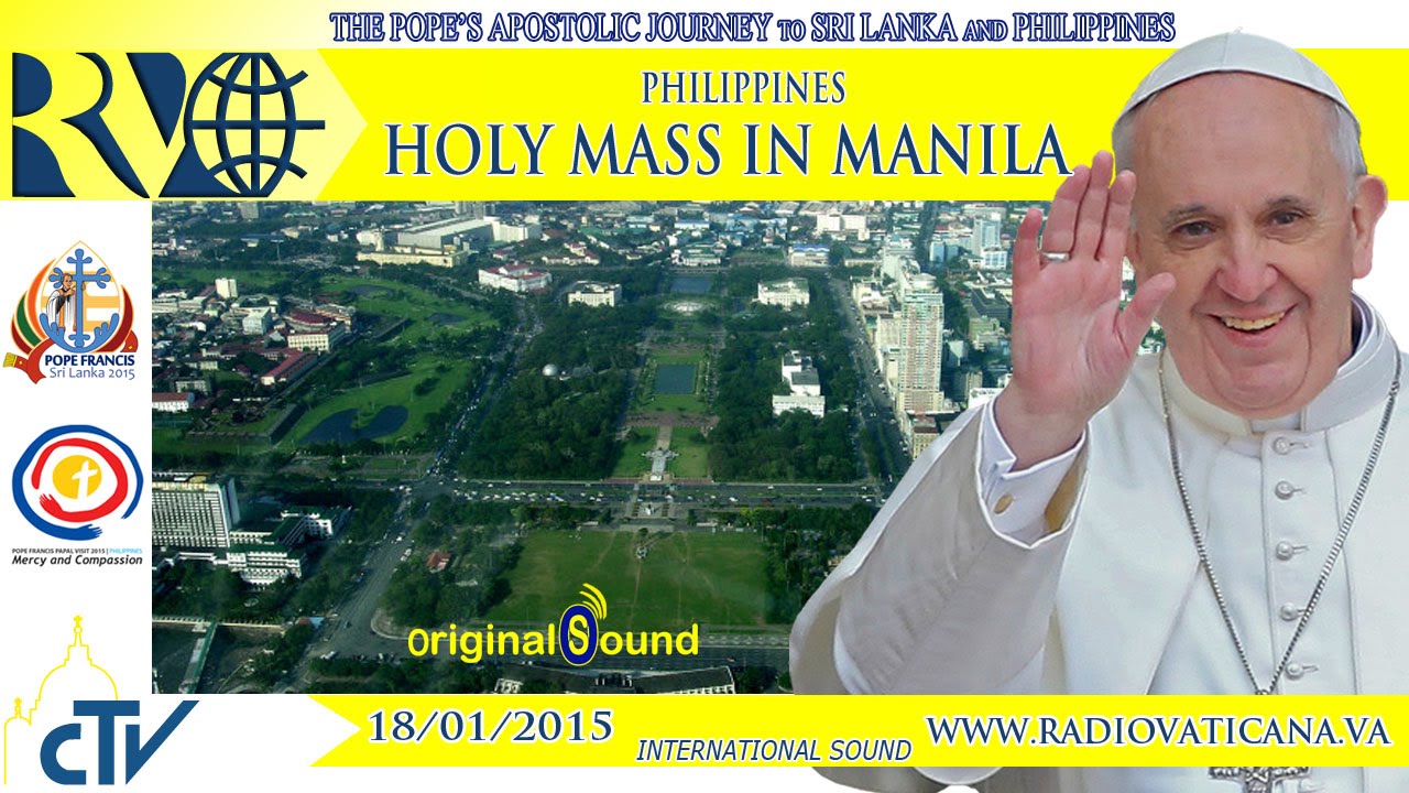 Pope in Philippines - Holy mass - 2015.01.18