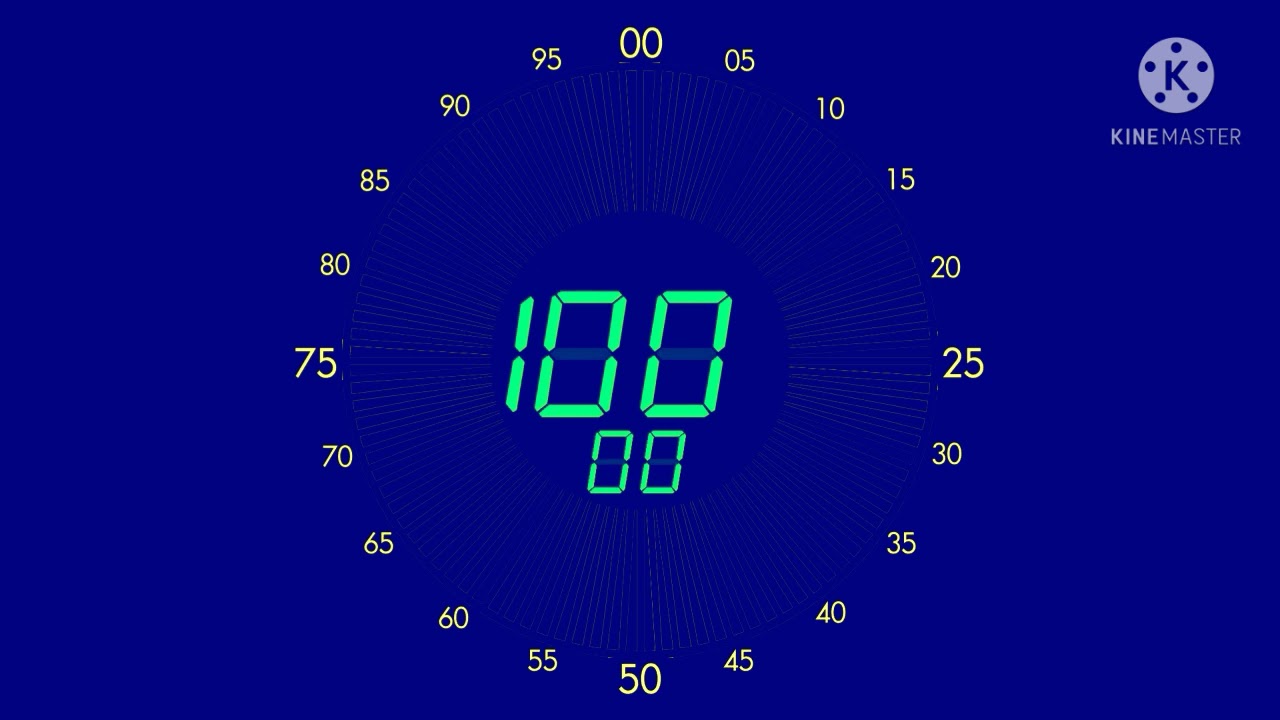100 Seconds Countdown in G-Major 3600