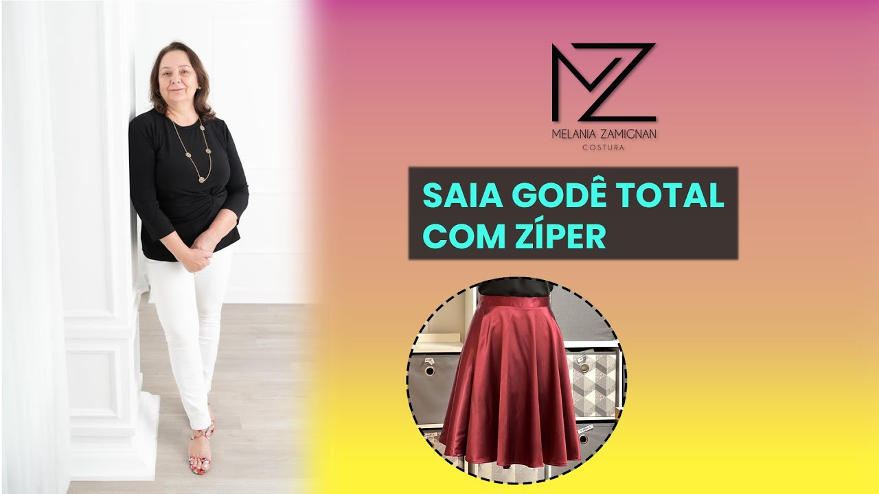 ✅Saia GODÊ TOTAL com ZIPER INVISÍVEL