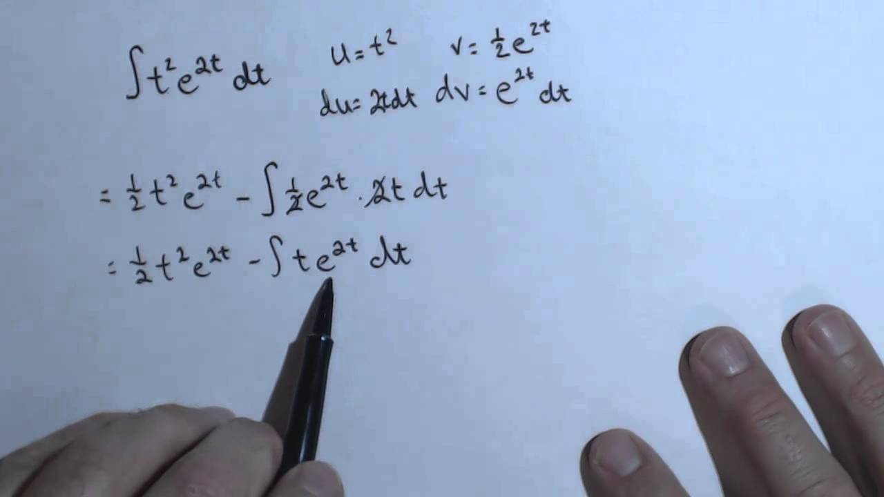 Antiderivative with Integration by Parts Twice 230FRE3