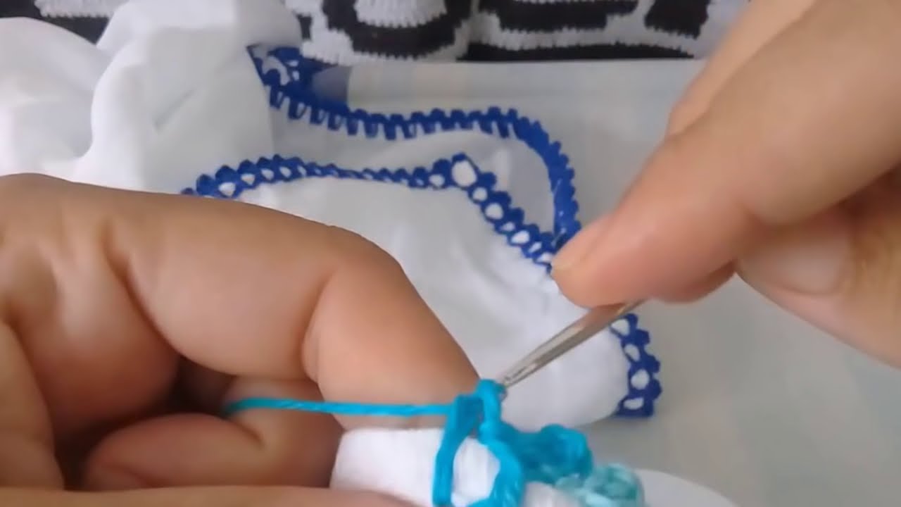 Bico de croche para fralda
