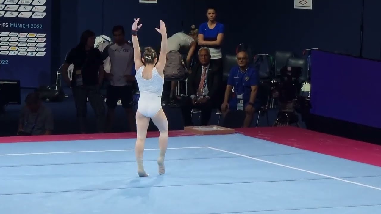 Angela Andreoli - Floor - Podium Training - 2022 European Championships