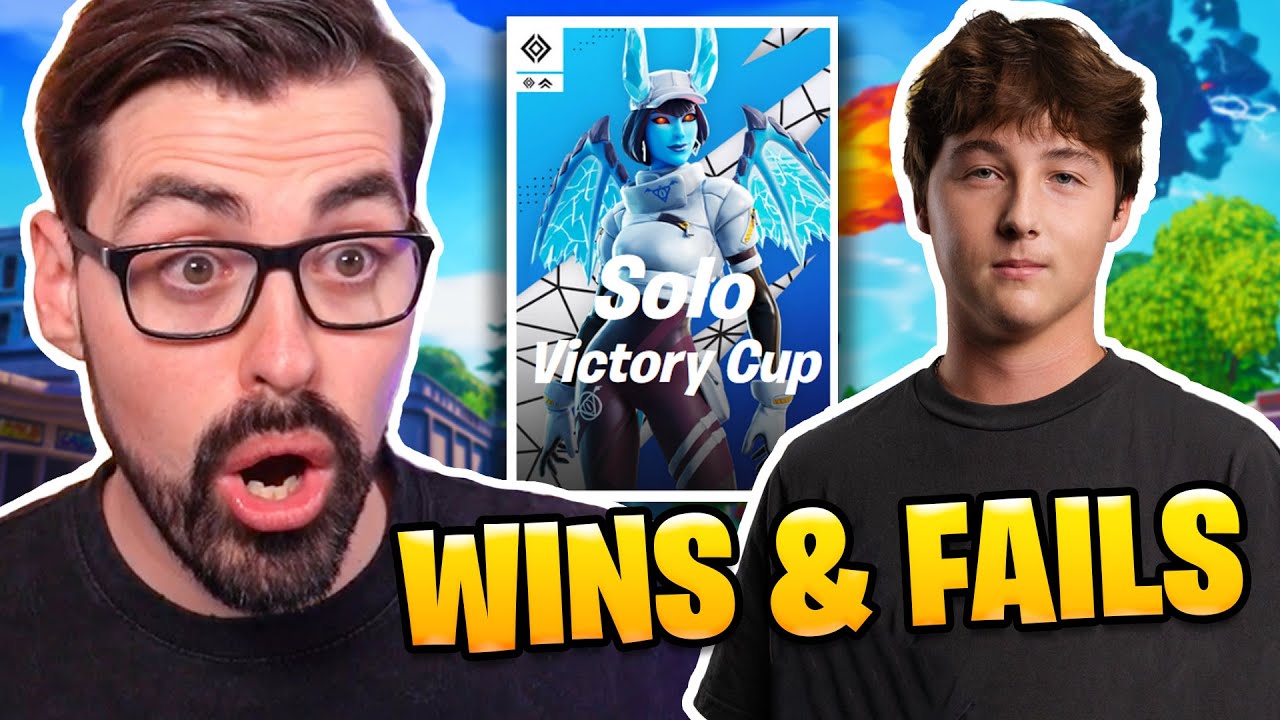 Solo Victory Cup Wins & Fails - Cooper, Khanada, Paper, Clix | AussieAntics Highlights