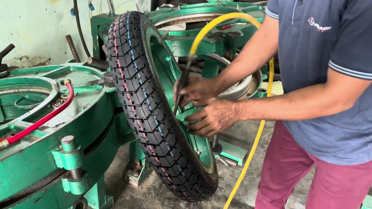 Bike Tyre Remoulding Process | How Old Bike Tyres Are Recycled