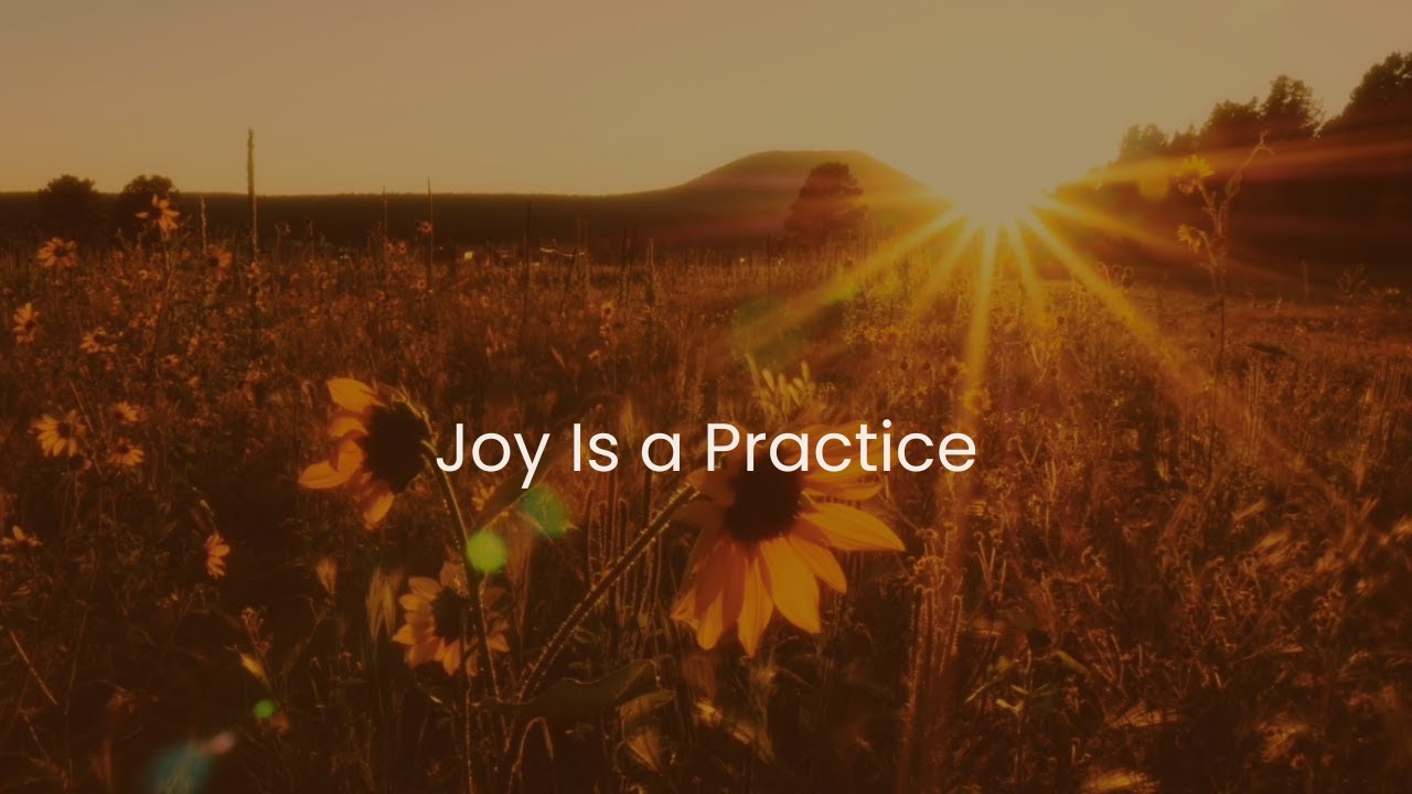 Joy is Not a Reward, It's a Practice