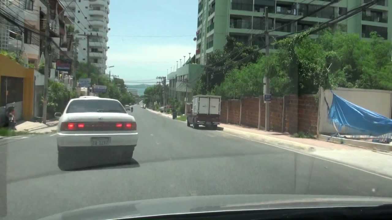 A trip from Jomtien 2nd Road to Pratamnak Soi 4
