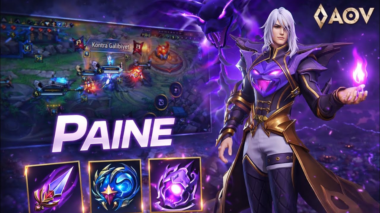 AOV Paine Jungle Katliamı! Tek Combo = Orman Terörü 😈 Arena of valor”