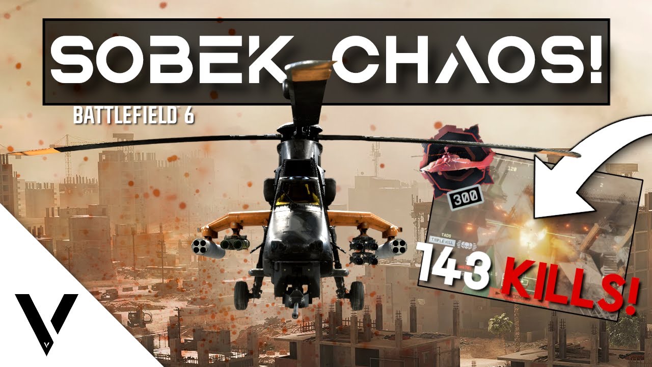 Sobek City Domination in the BF6 Attack Helicopter (Dual POV)