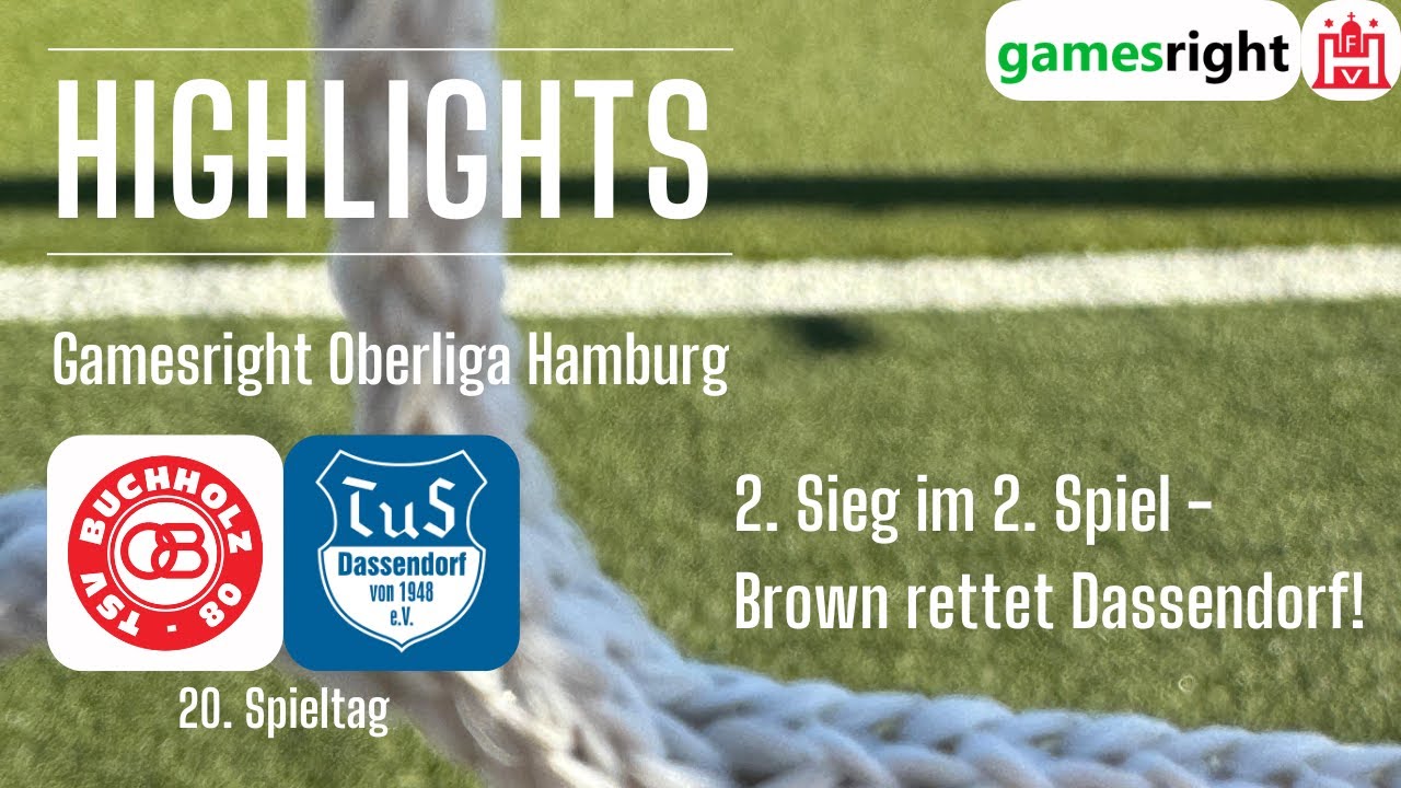 20. Spieltag Gamesright Oberliga Hamburg Highlights TSV Buchholz 08 - TuS Dassendorf