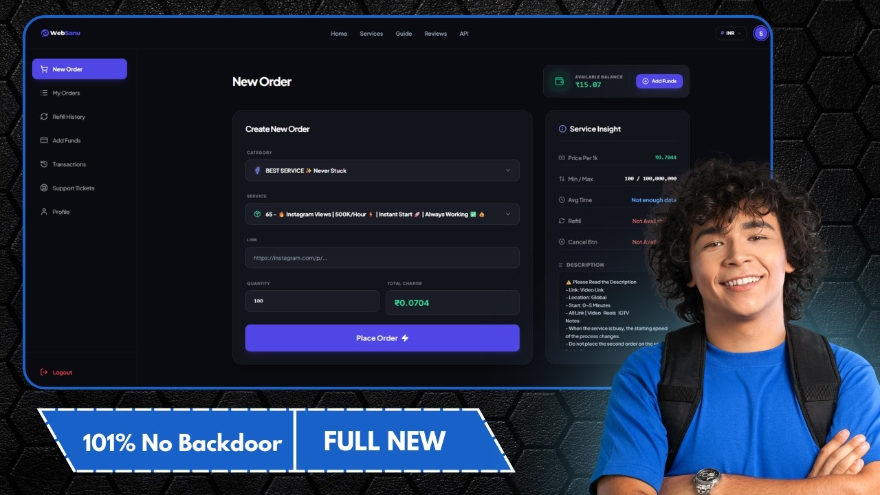 How to create smm panel || SMM Panel Script || No Backdoor 🔥