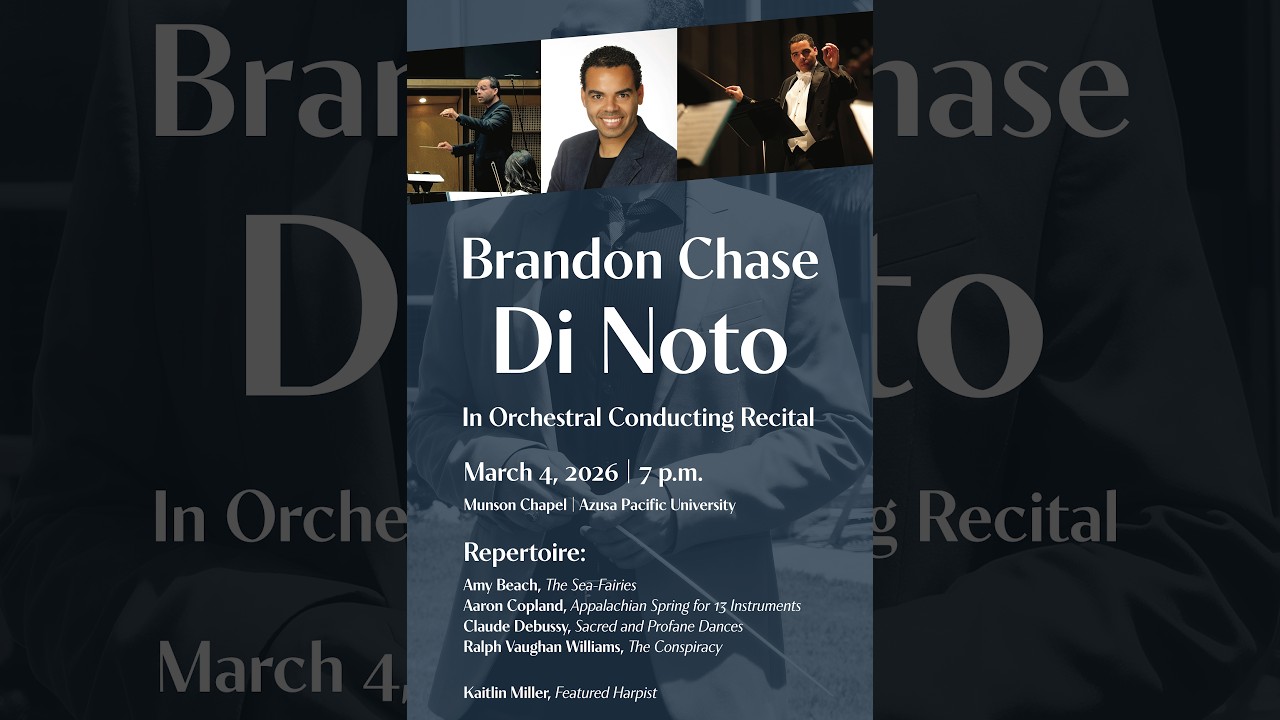 Brandon Chase Di Noto in Orchestral Conducting Recital