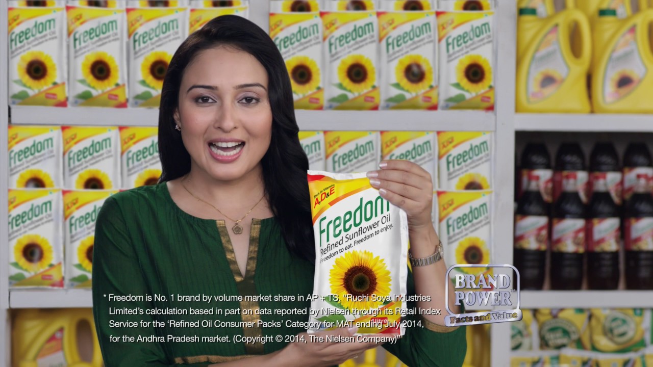 Freedom Refined Sunflower Oil - Brand Power - Telugu - 30s