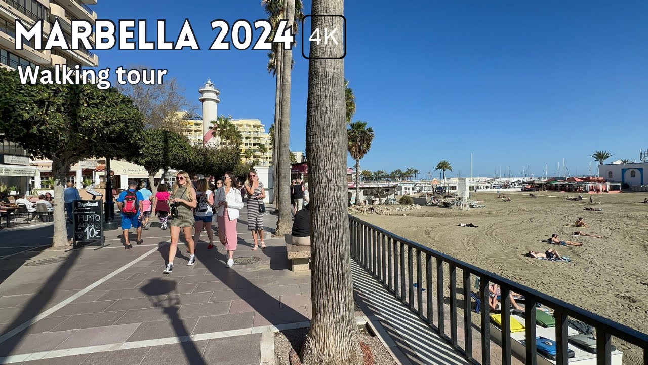 Marbella Spain Charming City March 2024 Update Costa del Sol | Málaga [4K]