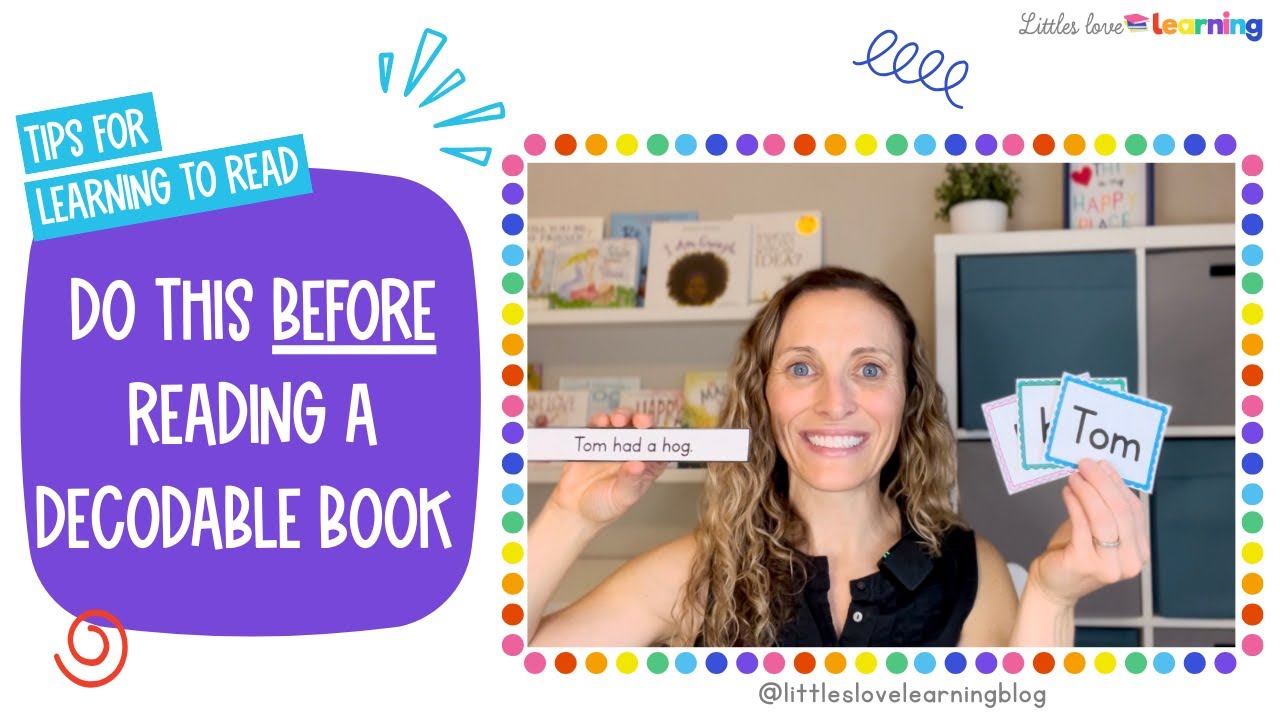 How to Introduce Decodable Books When Teaching Your Child to Read | Preschool, Pre-K, Kindergarten