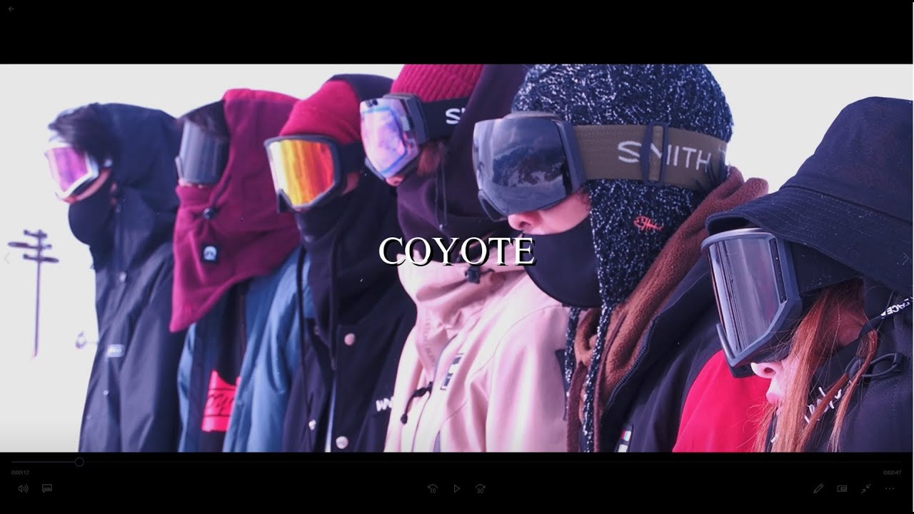 20-21 グラトリ COYOTE PART  snowboard ground trick