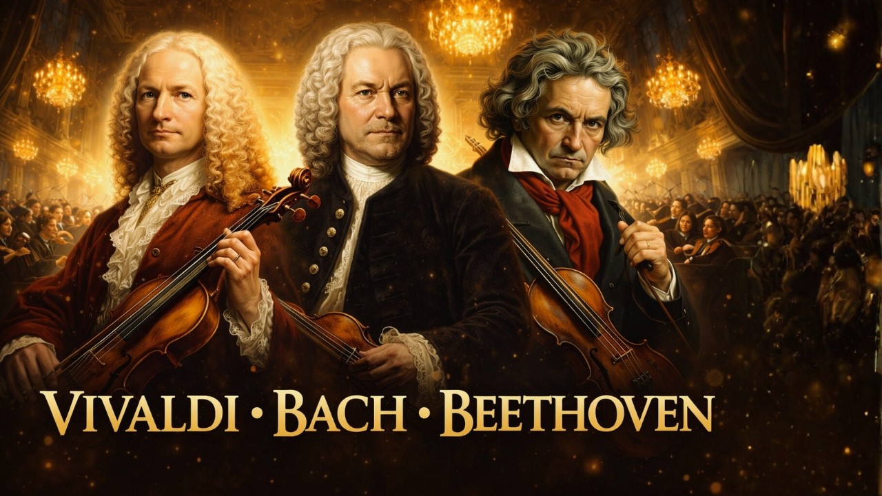 :🎬Realistic Classical Violin Music | Vivaldi Bach Beethoven Inspired (1700–1800 Era)🎻