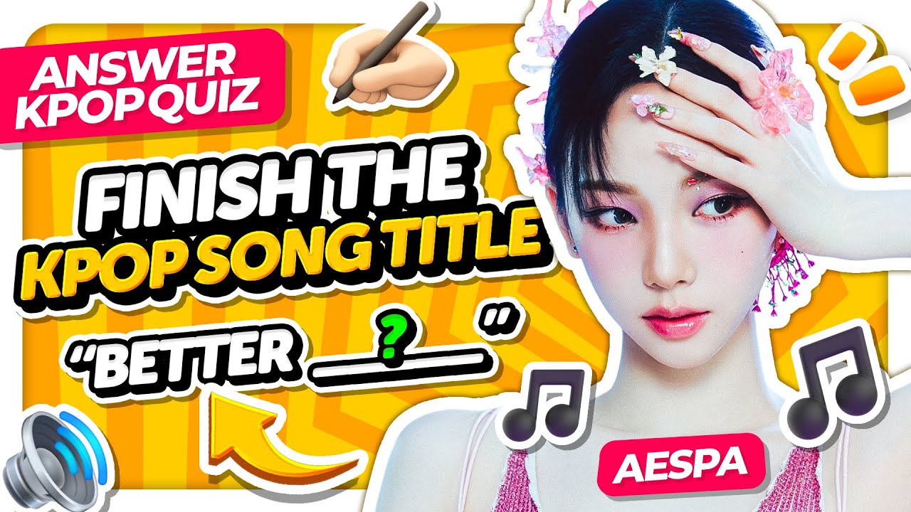FINISH THE KPOP SONG TITLE ✍🏻🎵 | ANSWER - KPOP QUIZ 🔊