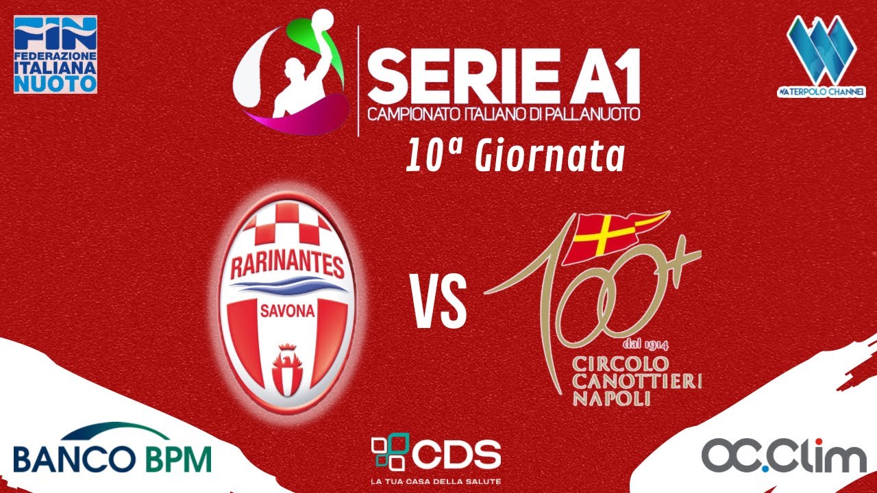 Banco BPM RN Savona 🆚 AC Group Canottieri Napoli 15-11 (Full Match)