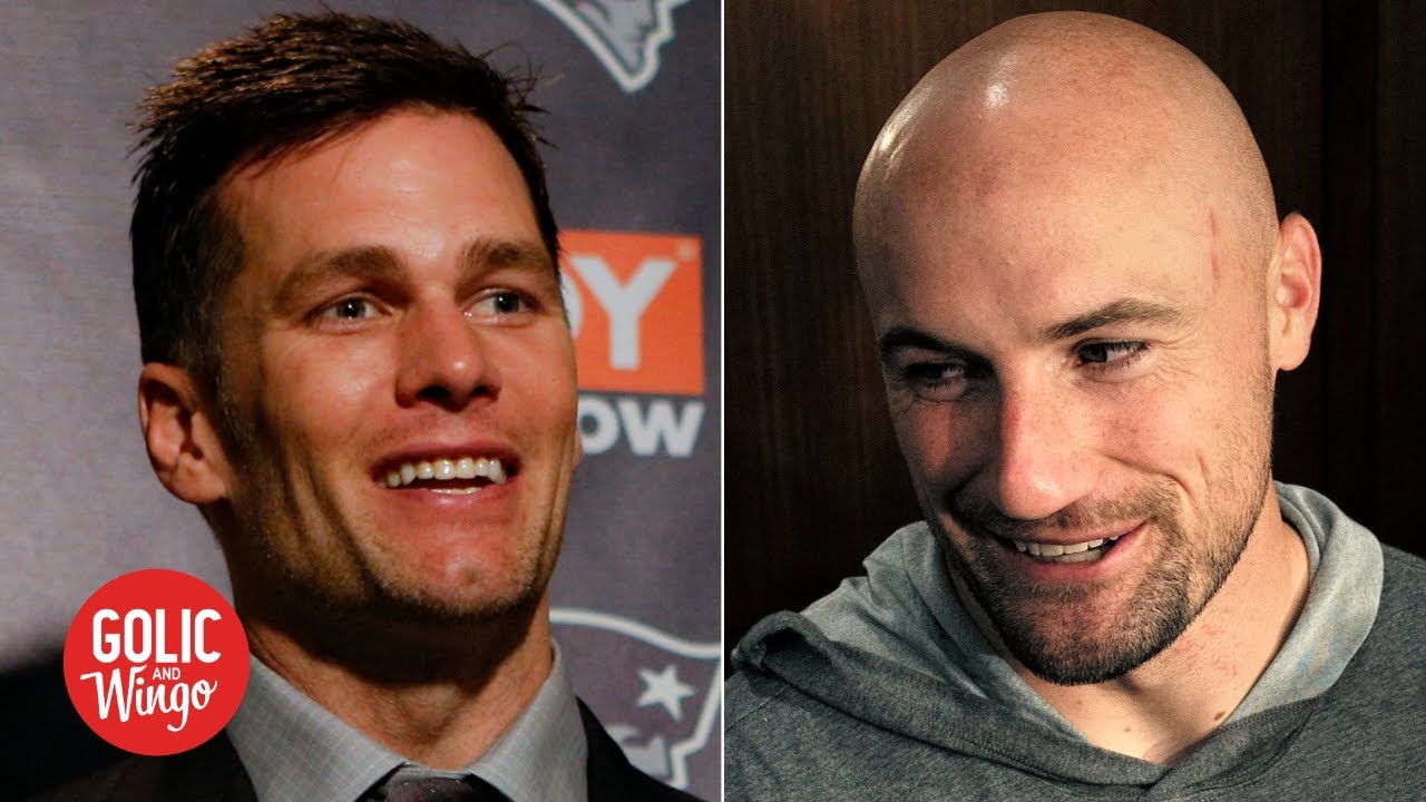 Rex Burkhead describes the first time he met Tom Brady | Golic and Wingo