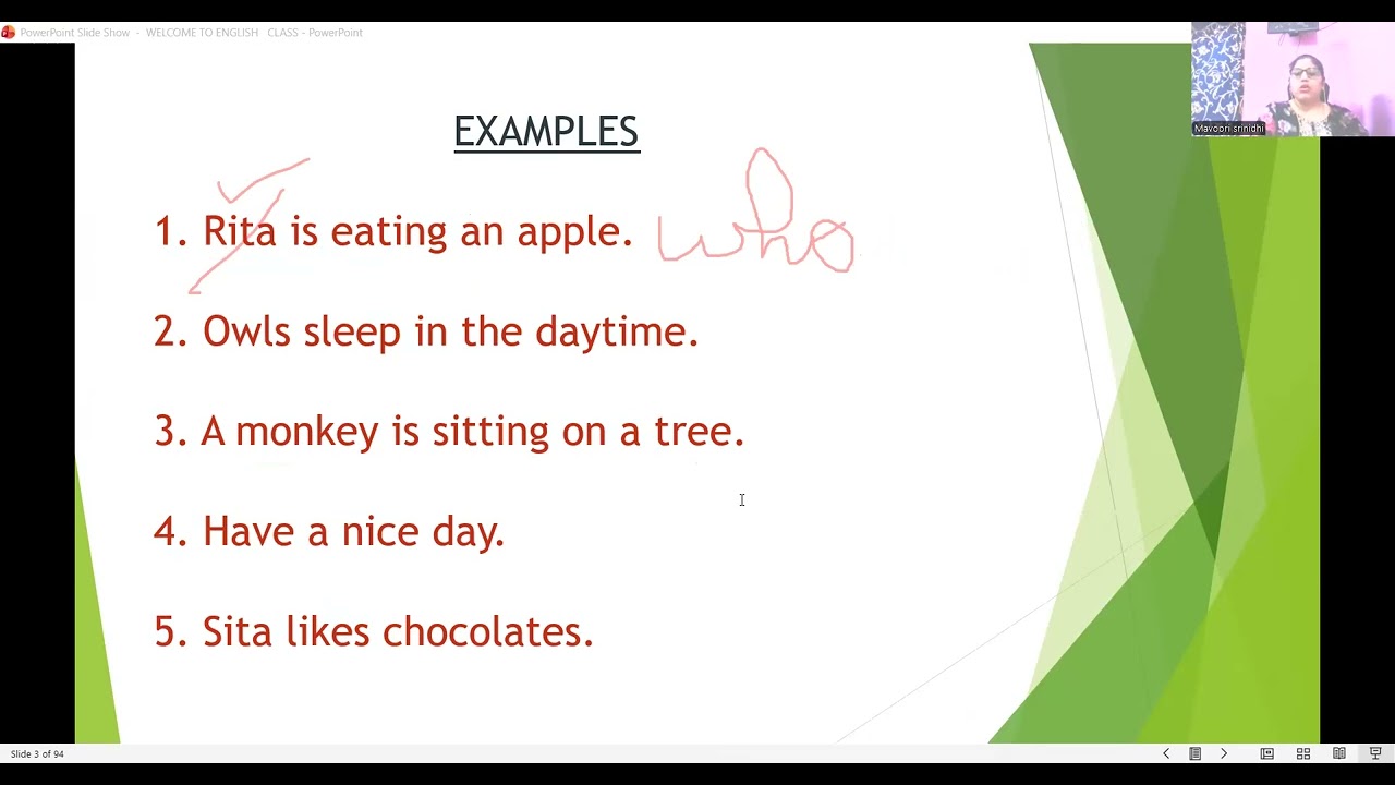 Introduction's to Sentence and types of sentences.