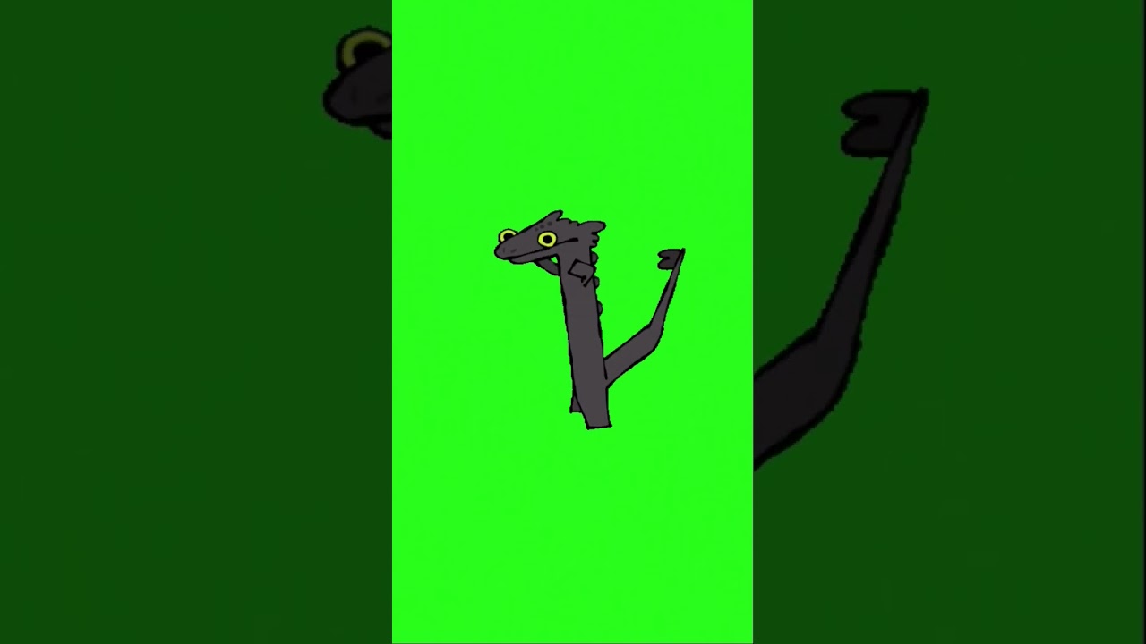Toothless Dragon Dancing Meme #greenscreen #memes #greenscreenmemes