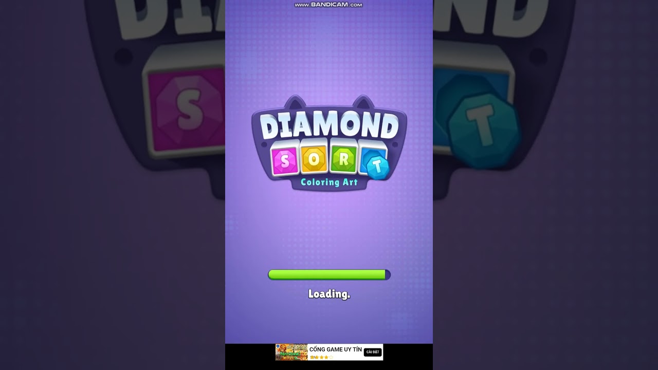 Diamond Sort: Coloring Art Gameplay