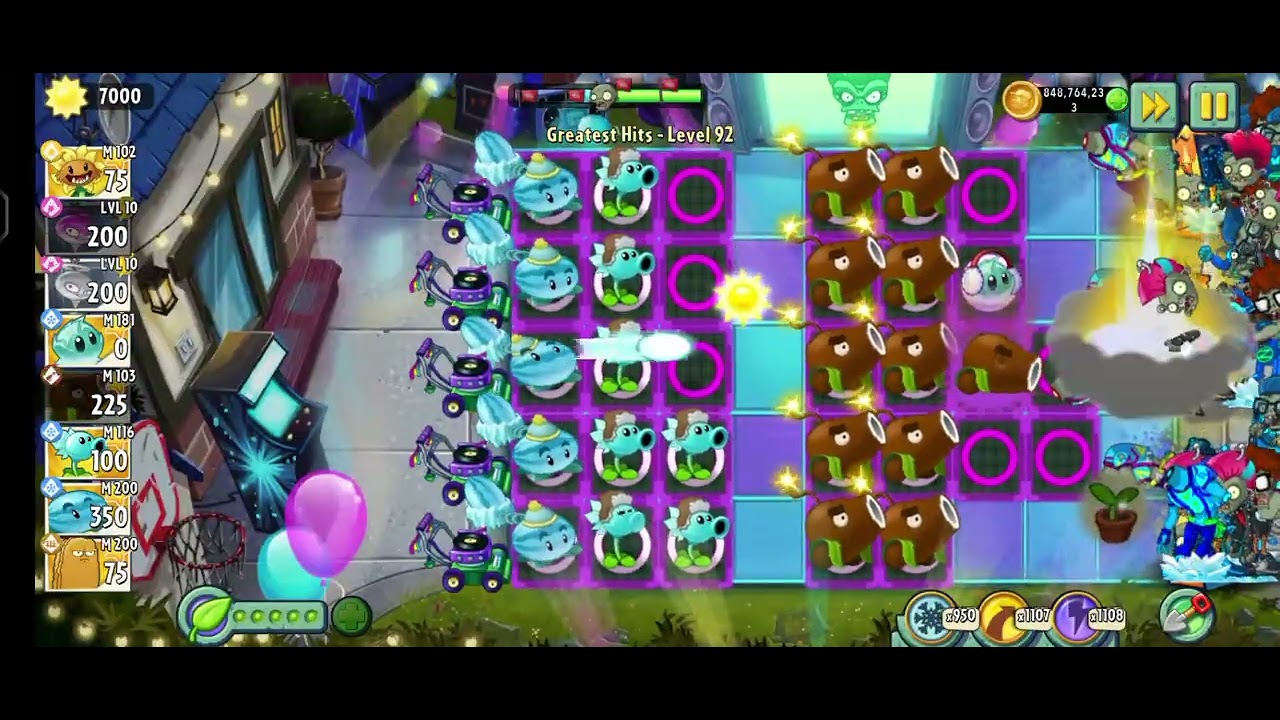 Pvz 2 Greatest Hits lvl 92
