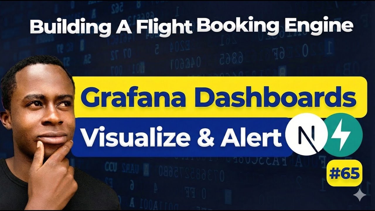 Build Real-Time Dashboards! | Grafana + FastAPI Tutorial | Flight Booking Engine | Day 65