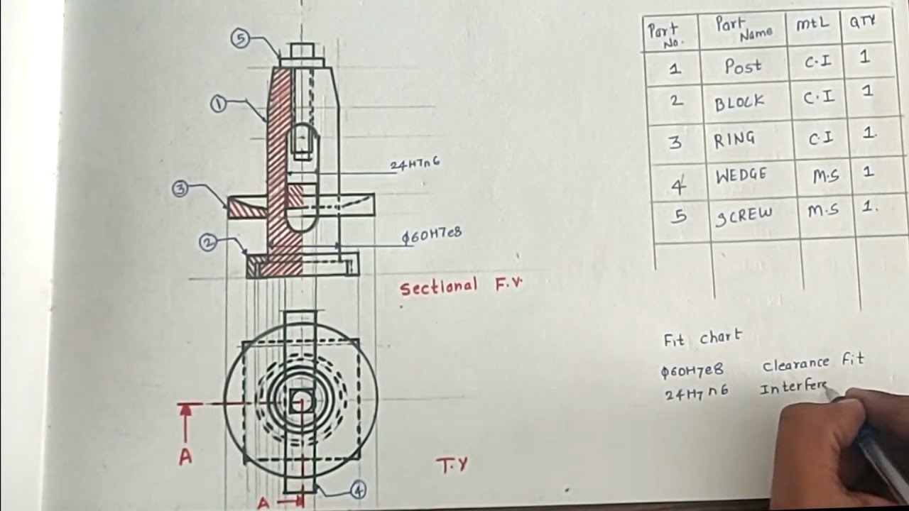 tool post (Details to Assembly)