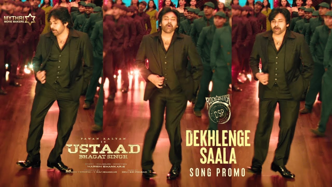 Dekhlenge Saala Song Promo | Pawan Kalyan | Sreeleela | Harish Shankar | DSP | Ustaad Bhagat Singh